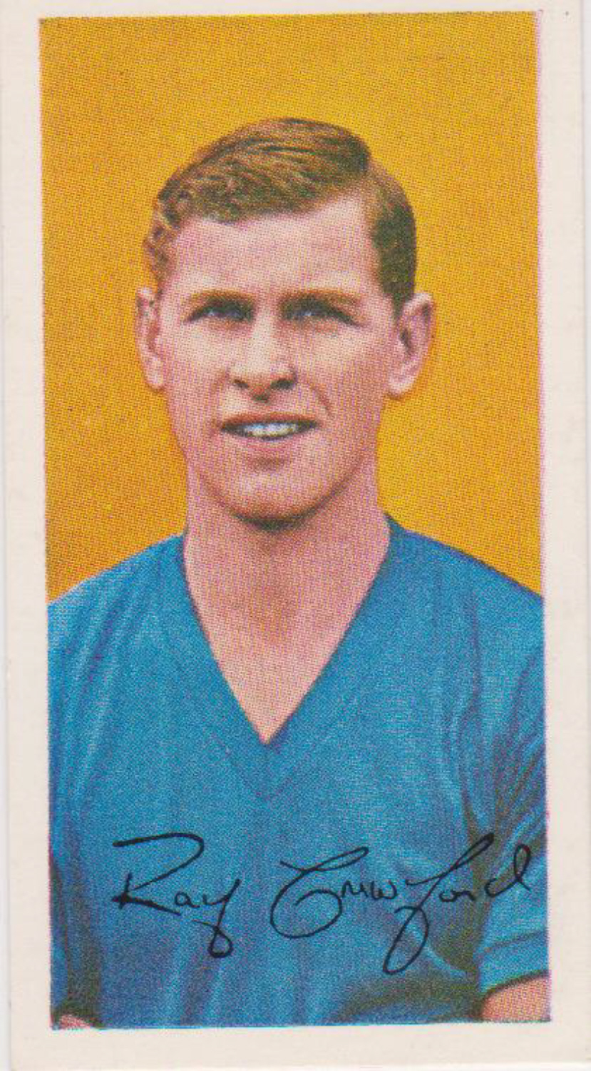 Barratt Famous Footballers A10 No 12 Ray Crawford Ipswich