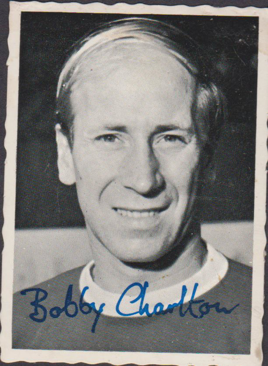 A & B C Footballers 1969 MF from set of 36 No 14 Bobby Charlton - Click Image to Close