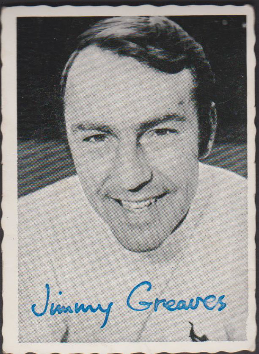 A & B C Footballers 1969 MF from set of 36 No 17 Jimmy Greaves