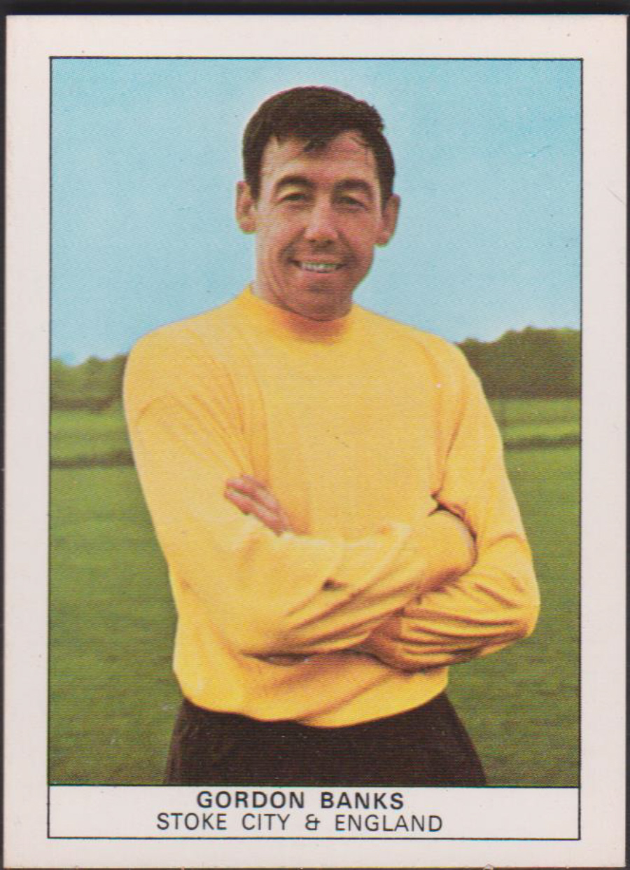 Nabisco Footballers 1970 L from set of 24 No 4 Gordon Banks