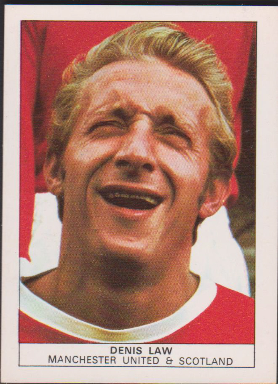 Nabisco Footballers 1970 L from set of 24 No 5 Denis Law