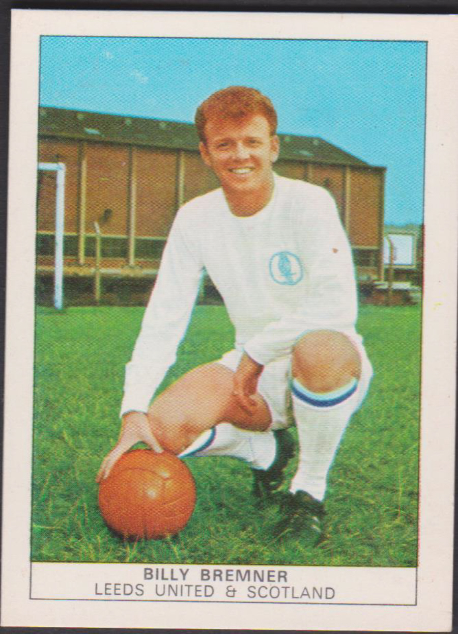 Nabisco Footballers 1970 L from set of 24 No 6 Billy Bremner