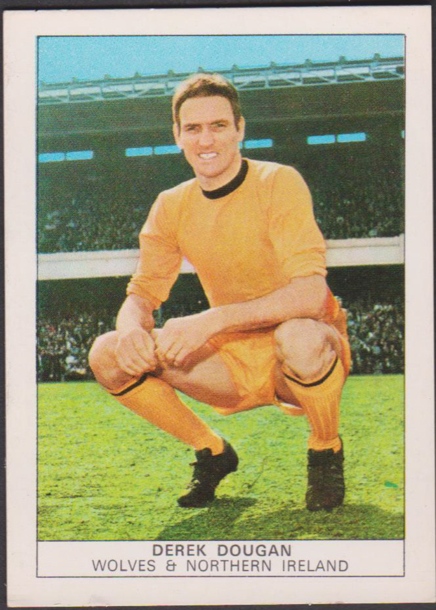 Nabisco Footballers 1970 L from set of 24 No 10 Derek Dougan