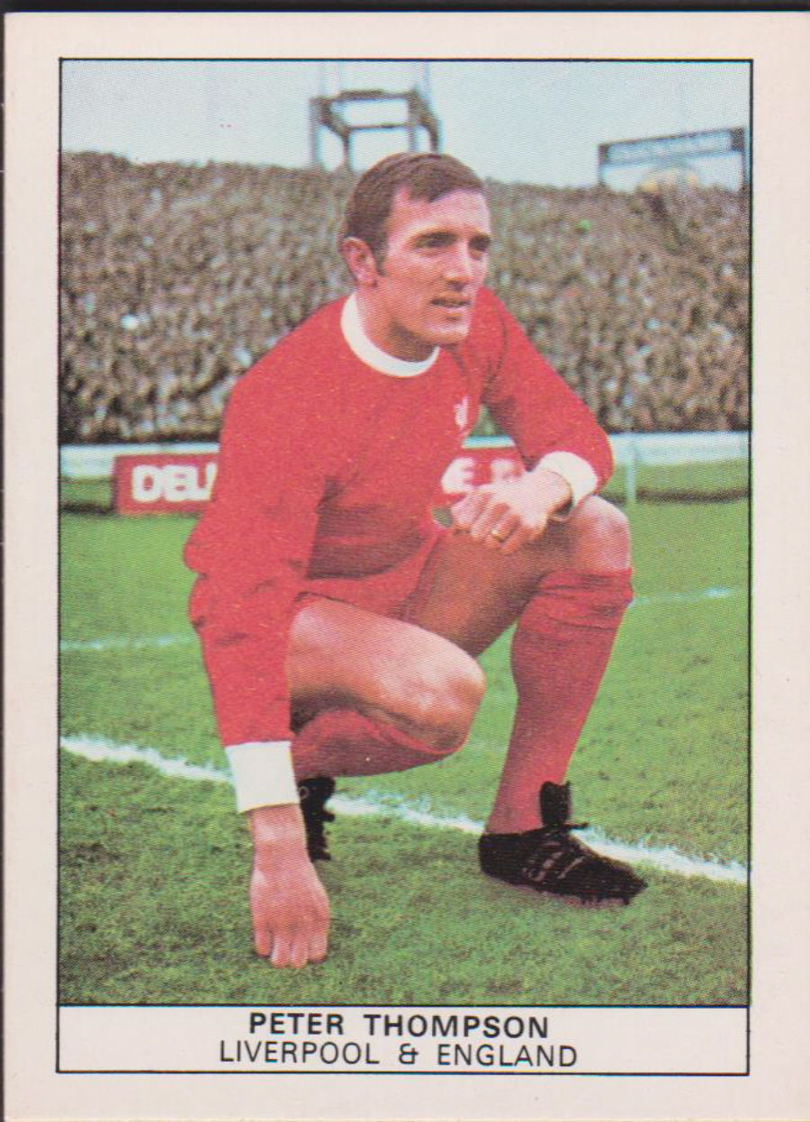 Nabisco Footballers 1970 L from set of 24 No 17 Peter Thompson