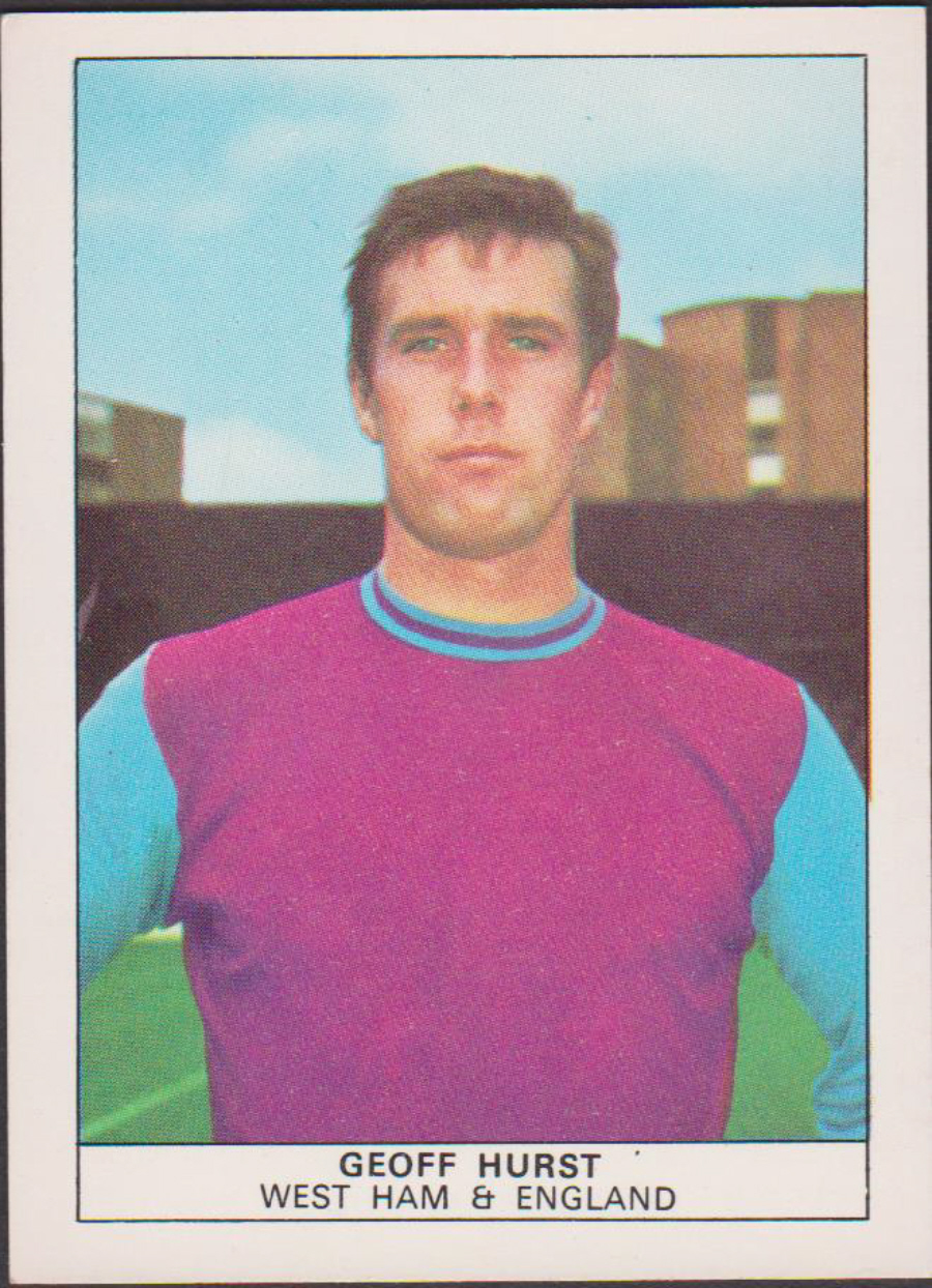 Nabisco Footballers 1970 L from set of 24 No 18 Geoff Hurst