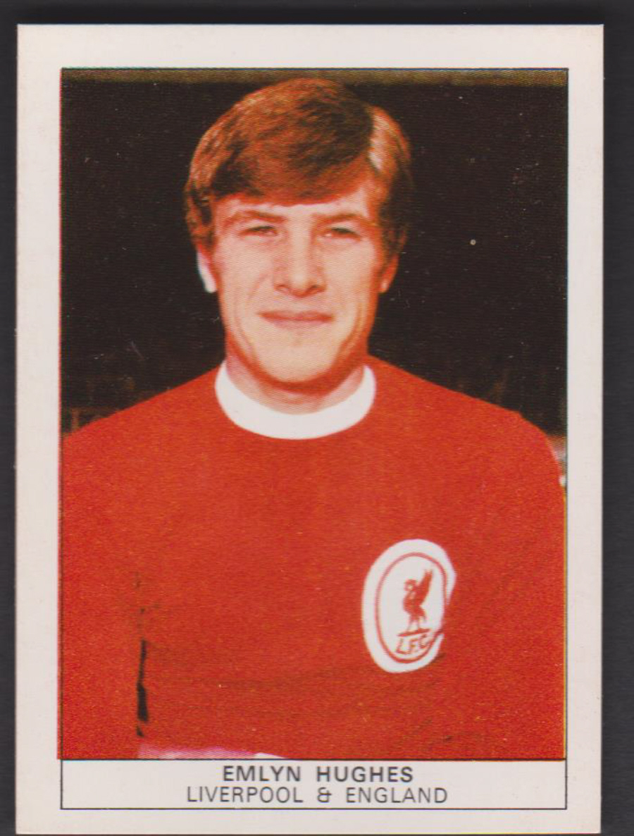 Nabisco Footballers 1970 L from set of 24 No 23 Emlyn Hughes