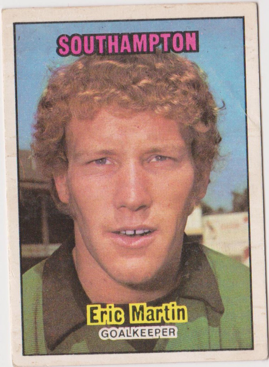 A & B C Footballers 1970 1st Series ( 1 - 85 ) Orange Back No 75 Eric Martin Southampton
