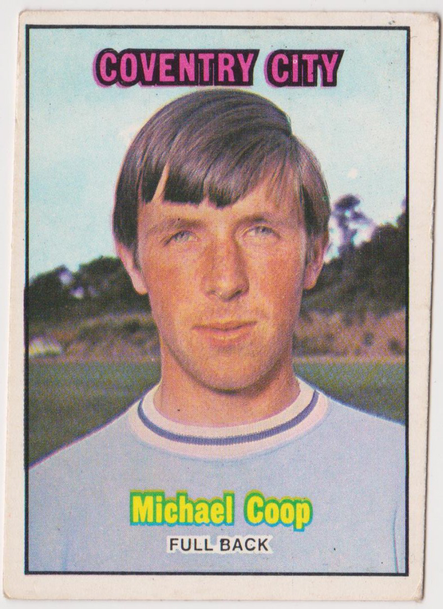 A & B C Footballers 1970 3nd Series ( 171-255 ) Orange Back No 196 Michael Coop Coventry City