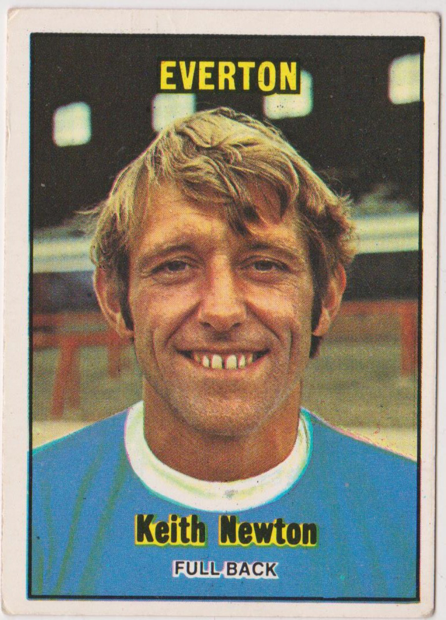 A & B C Footballers 1970 3nd Series ( 171-255 ) Orange Back No 228 Keith Newton Everton - Click Image to Close