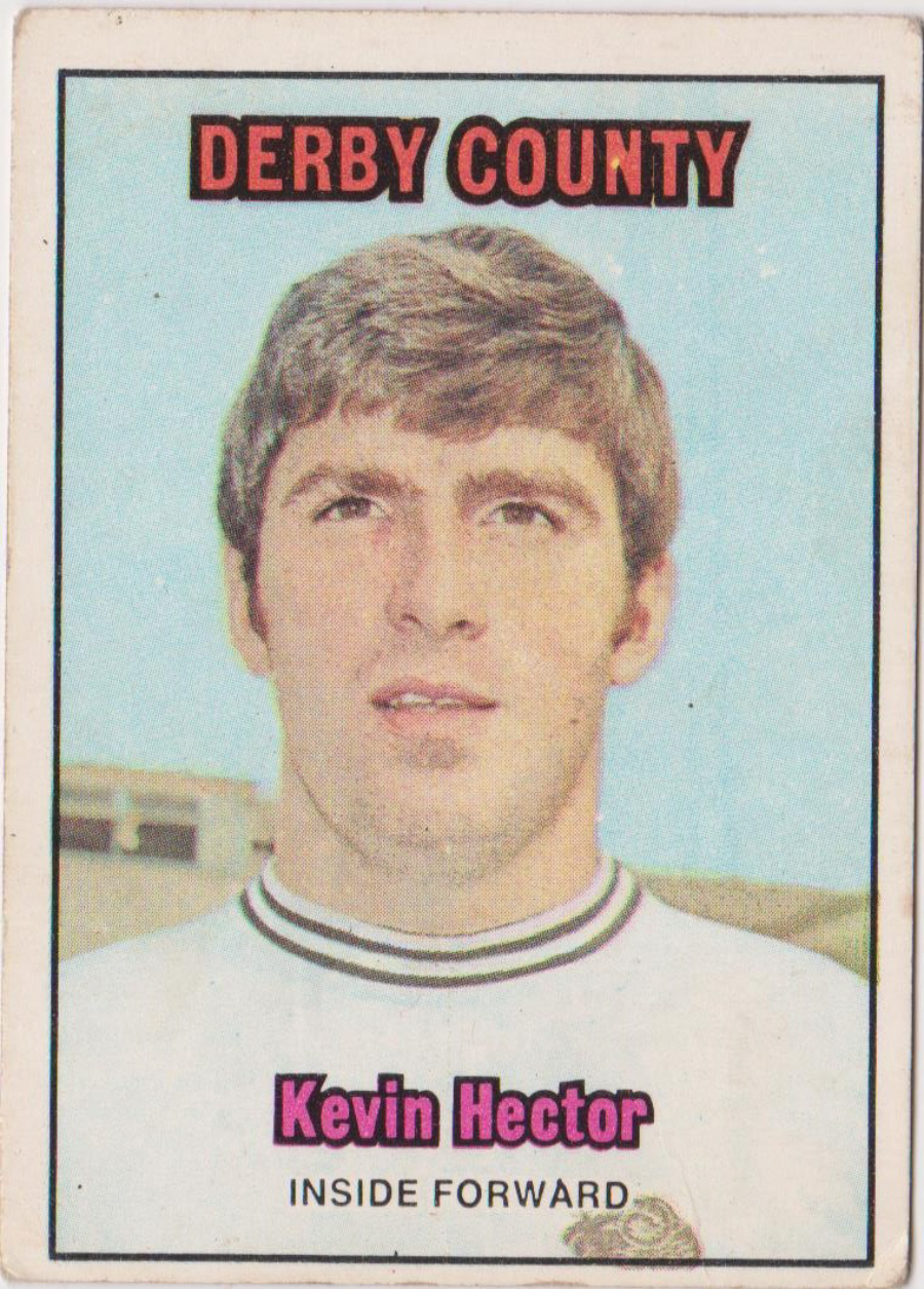 A & B C Footballers 1970 3nd Series ( 171-255 ) Orange Back No 224 Kevin Hector Derby County