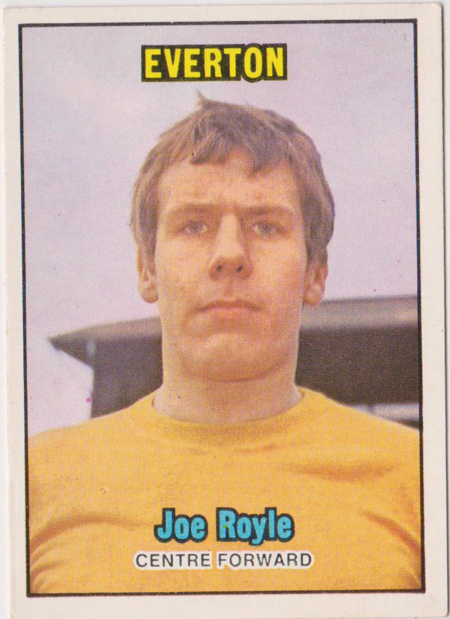 A & B C Footballers 1970 3nd Series ( 171-255 ) Orange Back No 202 Joe Royal Everton - Click Image to Close