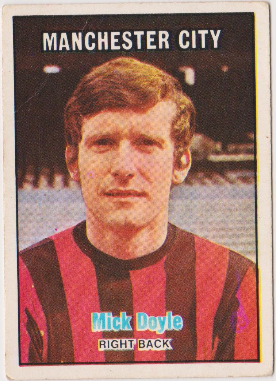 A & B C Footballers 1970 3nd Series ( 171-255 ) Orange Back No 203 Mick Doyle Manchester City