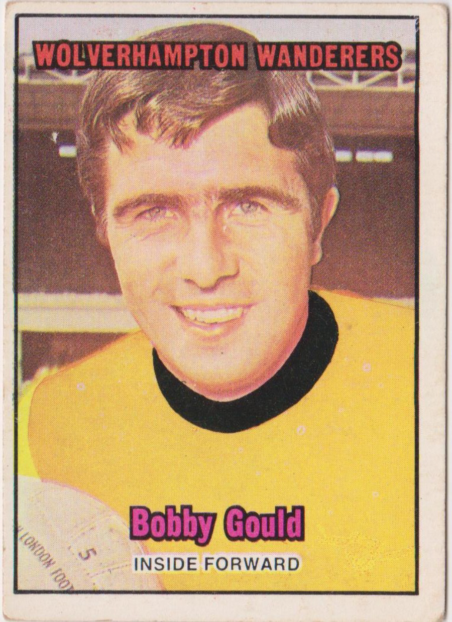 A & B C Footballers 1970 3nd Series ( 171-255 ) Orange Back No 212 Bobby Gould Wolverhampton Wanderers