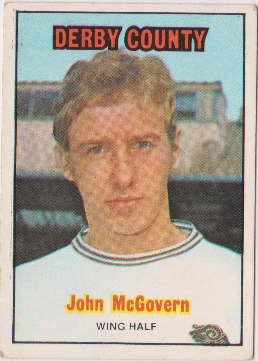 A & B C Footballers 1970 3nd Series ( 171-255 ) Orange Back No 248 John McGovern Derby County