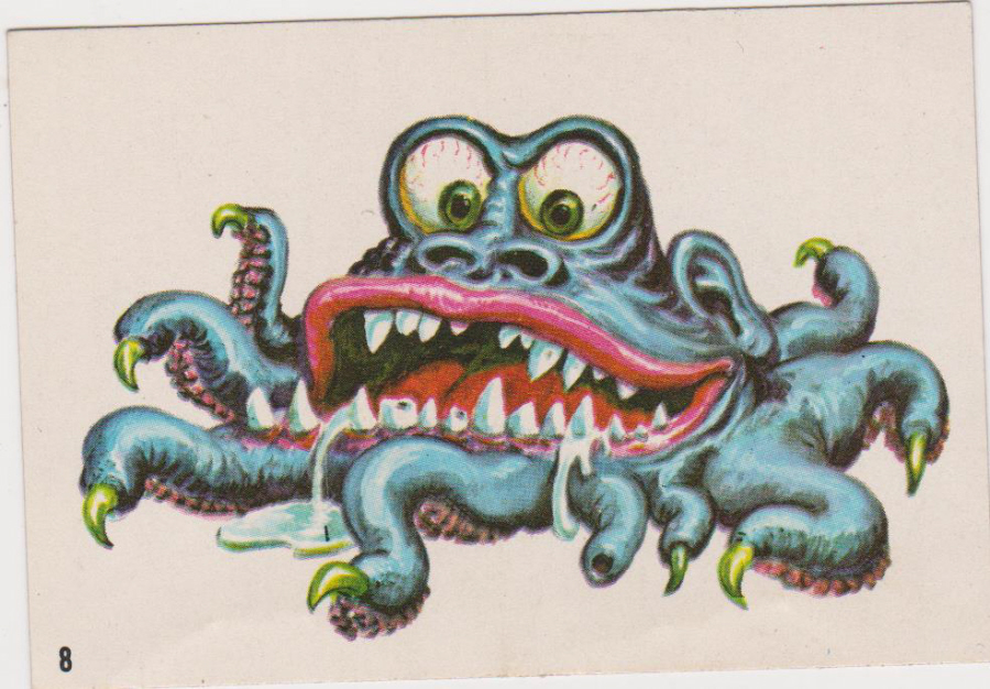 A & B C 1967 Ugly Stickers No 8