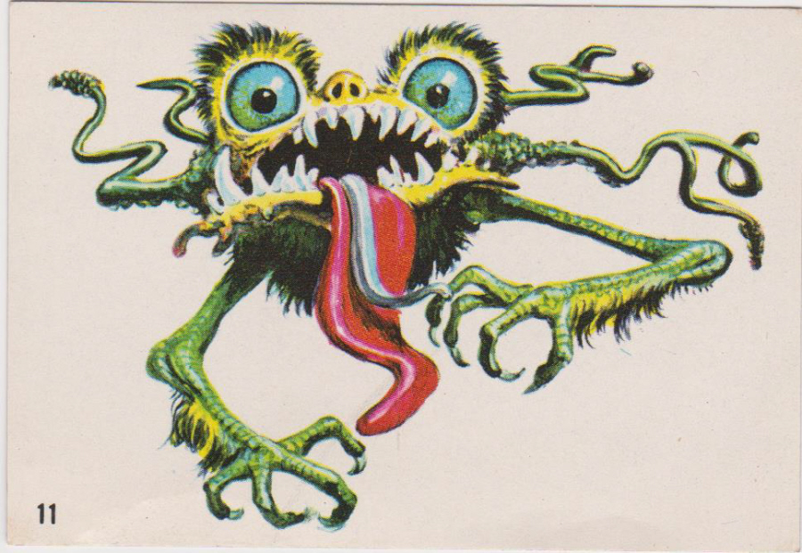 A & B C 1967 Ugly Stickers No 11
