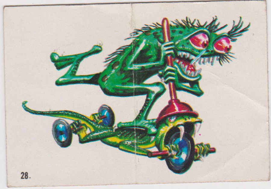 A & B C 1967 Ugly Stickers No 28 - Click Image to Close