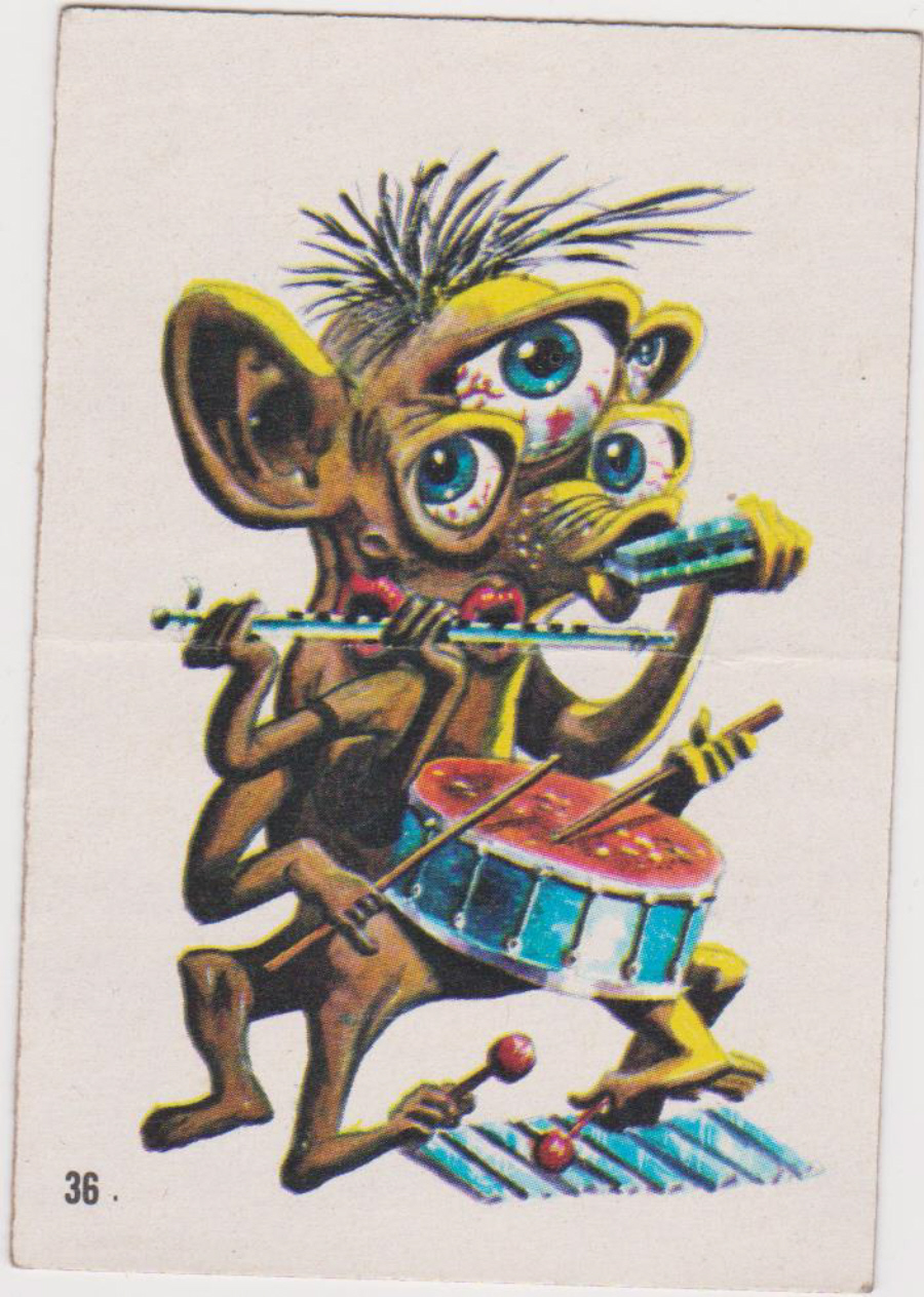 A & B C 1967 Ugly Stickers No 36 - Click Image to Close
