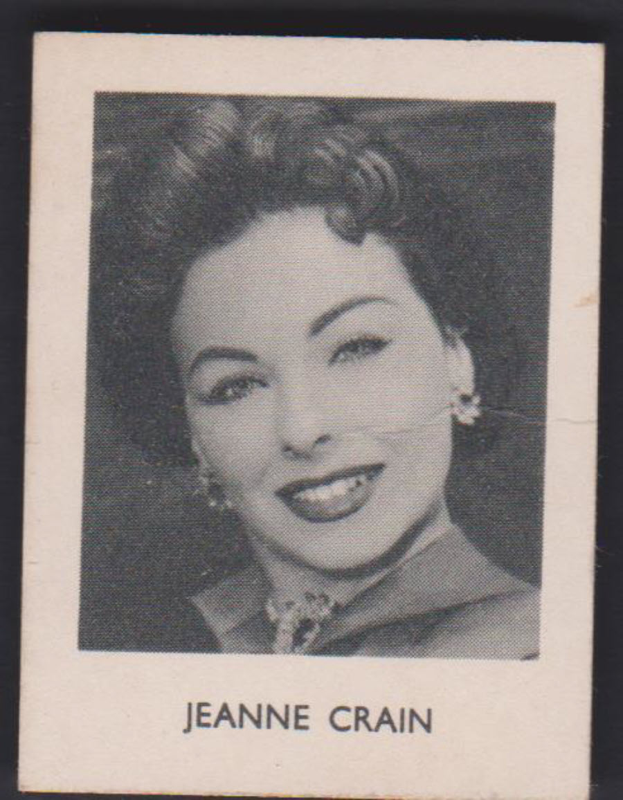 Jibco Tea Screen Stars No7 Jeanne Crain - Click Image to Close