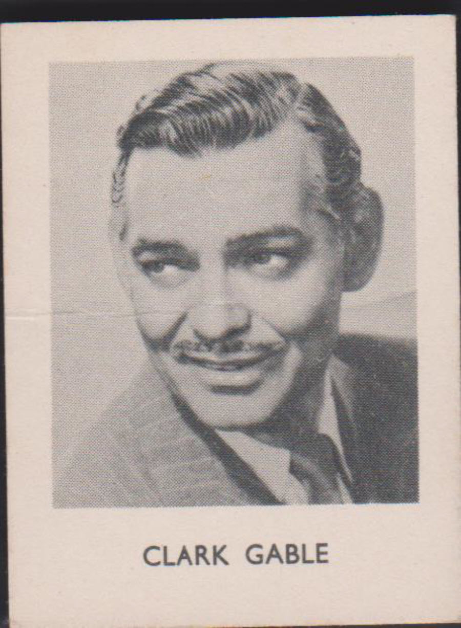 Jibco Tea Screen Stars No9 Clark Gable - Click Image to Close