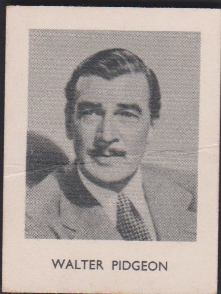 Jibco Tea Screen Stars No21 Walter Pidgeon