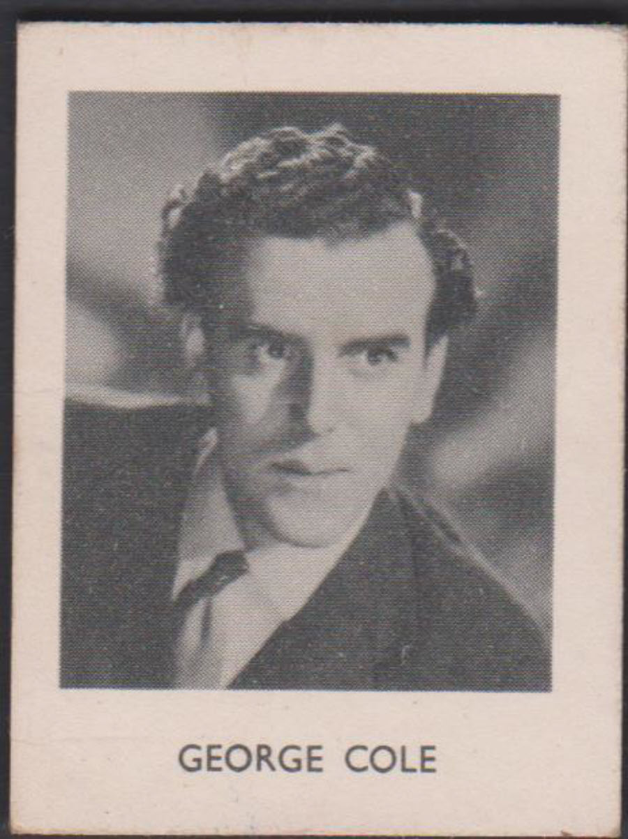 Jibco Tea Screen Stars No25 George Cole - Click Image to Close