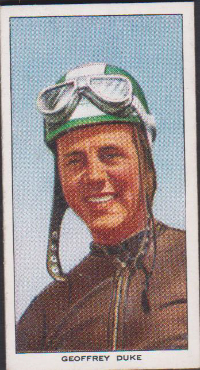 British Automatic Co Sportsman No:- 18 Geoffrey Duke - Click Image to Close