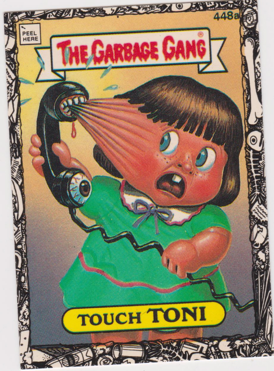 Topps U K Issue Garbage Gang 1992 Series 448a Toni