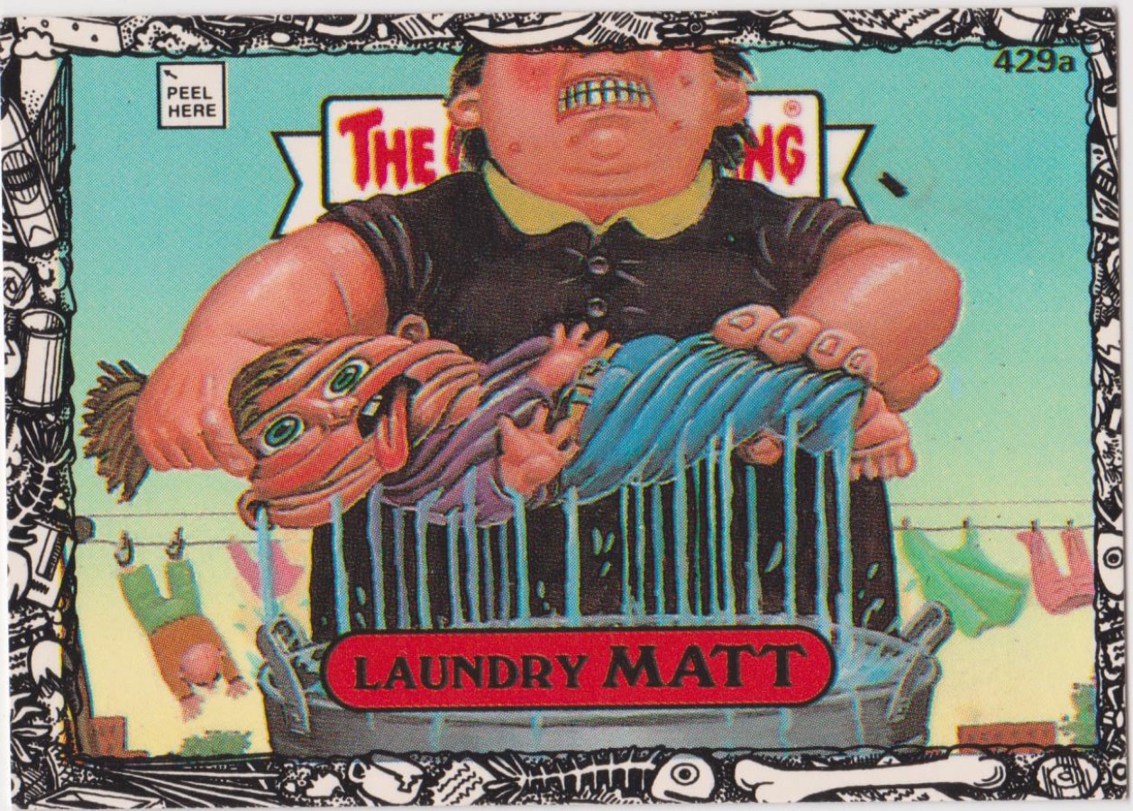 Topps U K Issue Garbage Gang 1992 Series 429a Matt - Click Image to Close