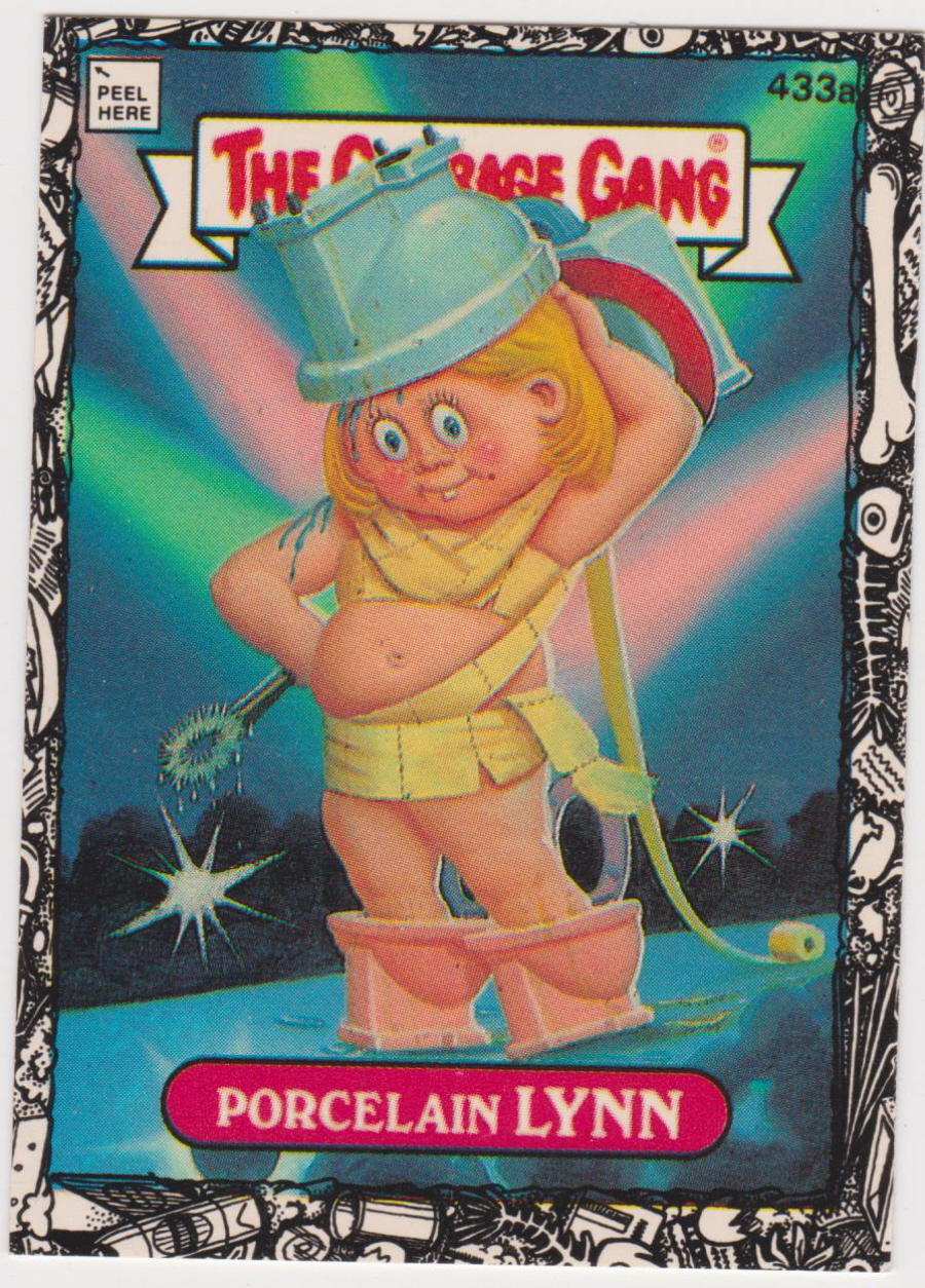 Topps U K Issue Garbage Gang 1992 Series 433a Lynn - Click Image to Close
