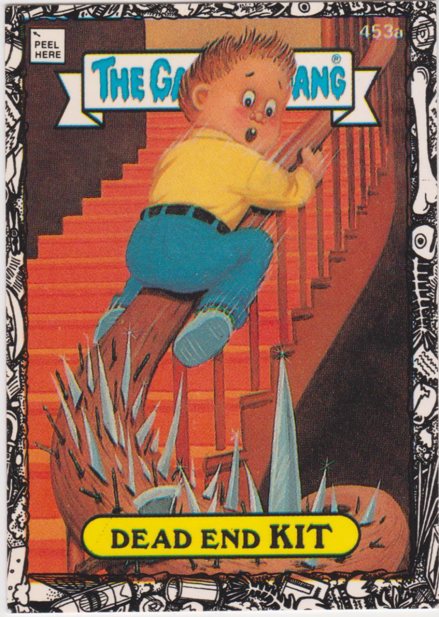 Topps U K Issue Garbage Gang 1992 Series 453a Kit - Click Image to Close