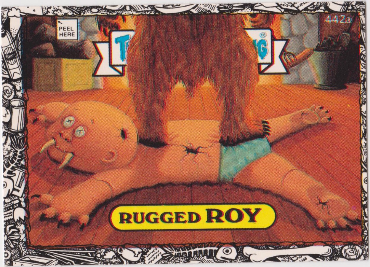 Topps U K Issue Garbage Gang 1992 Series 442a Roy - Click Image to Close