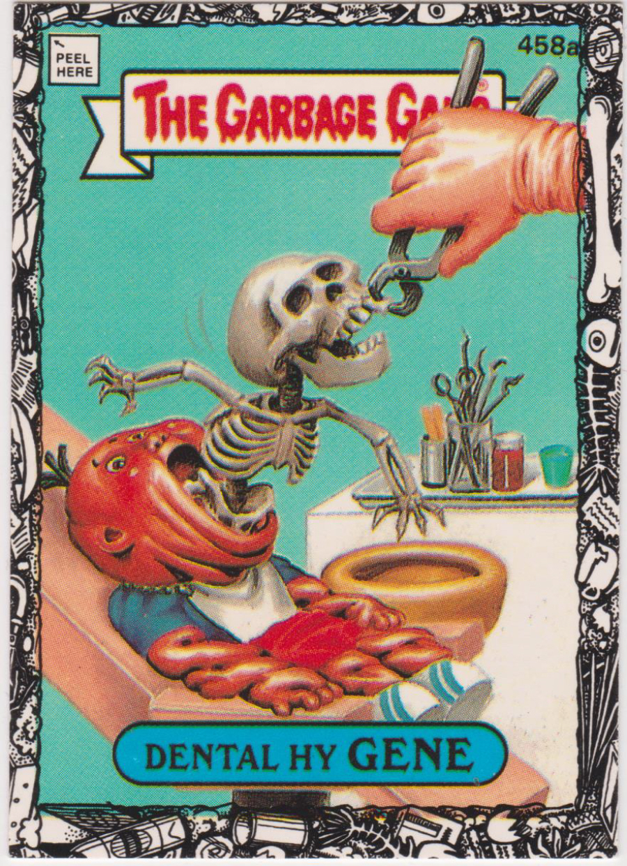 Topps U K Issue Garbage Gang 1992 Series 458a Gene