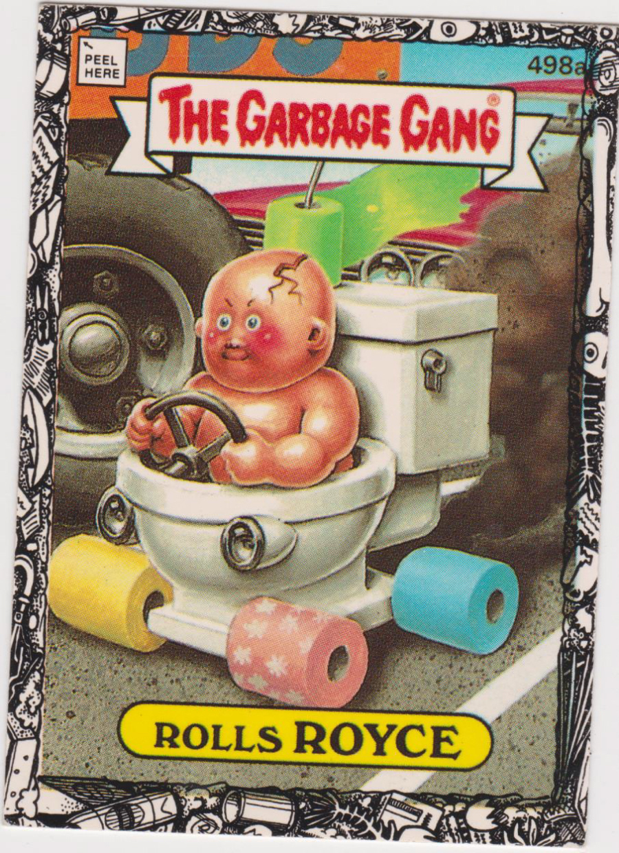 Topps U K Issue Garbage Gang 1992 Series 498a Royce - Click Image to Close