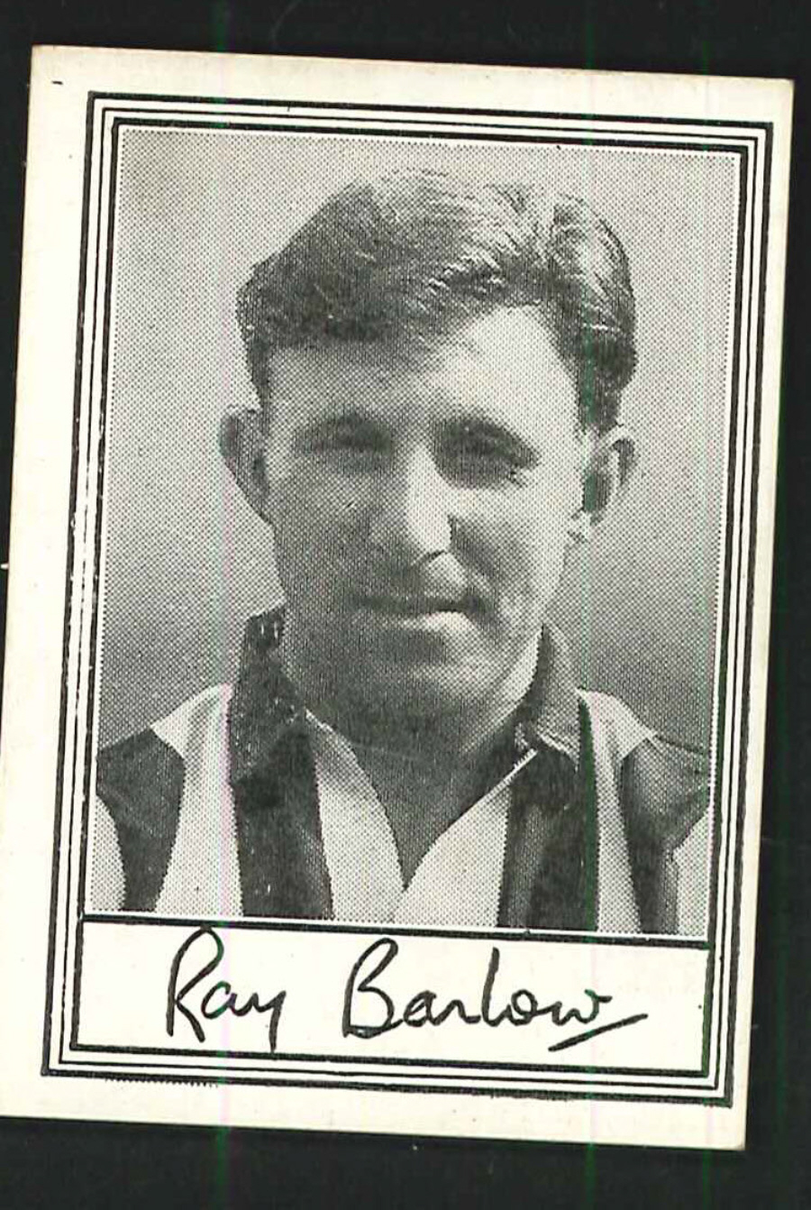 Barratt Famous Footballers A1 No 17 R Barlow West Brom