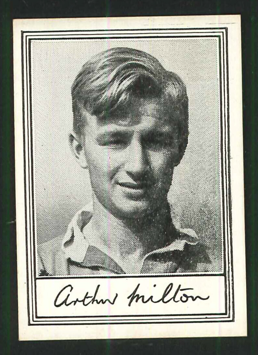 Barratt Famous Footballers A1 No 47 C A Milton Arsenal - Click Image to Close