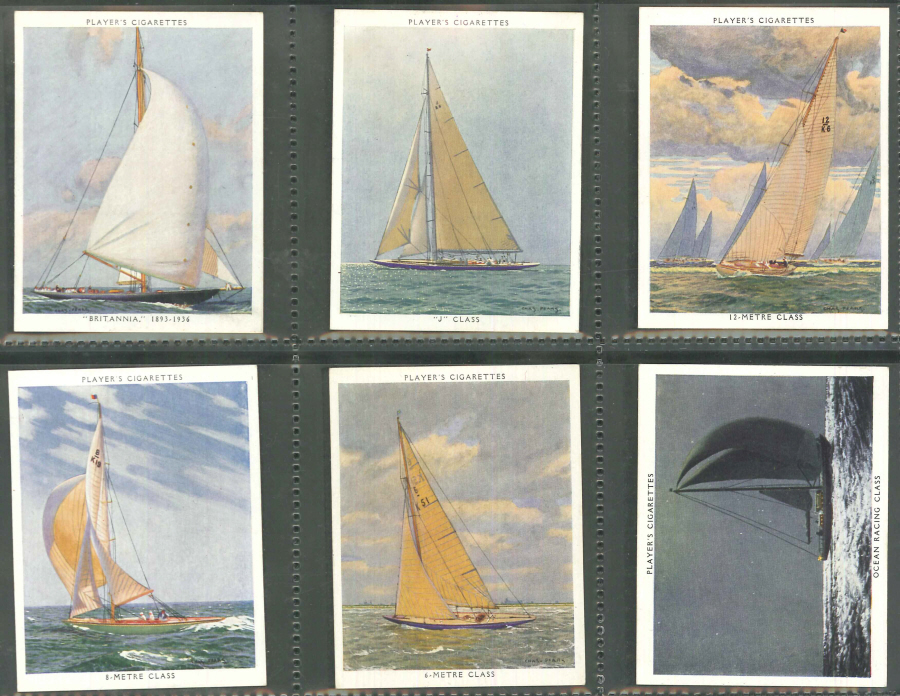 Players Set of 25 Racing Yachts