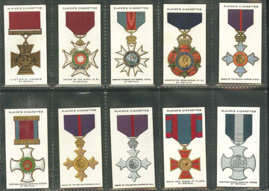 Players Set of 90 War Decorations & Medals