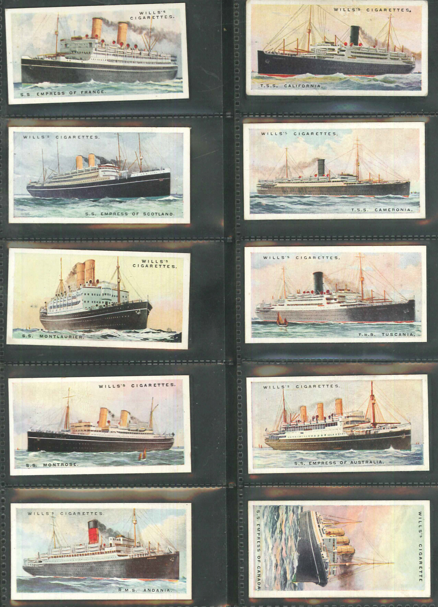 Wills Set of 50 Merchant Ships of the World - Click Image to Close