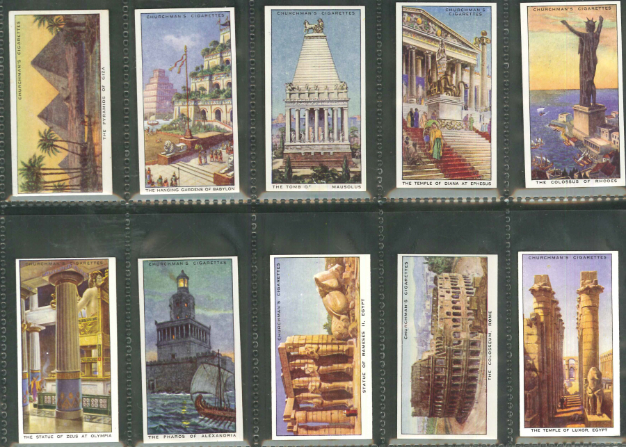 Churchman Set of 50 World Wonders Old & New