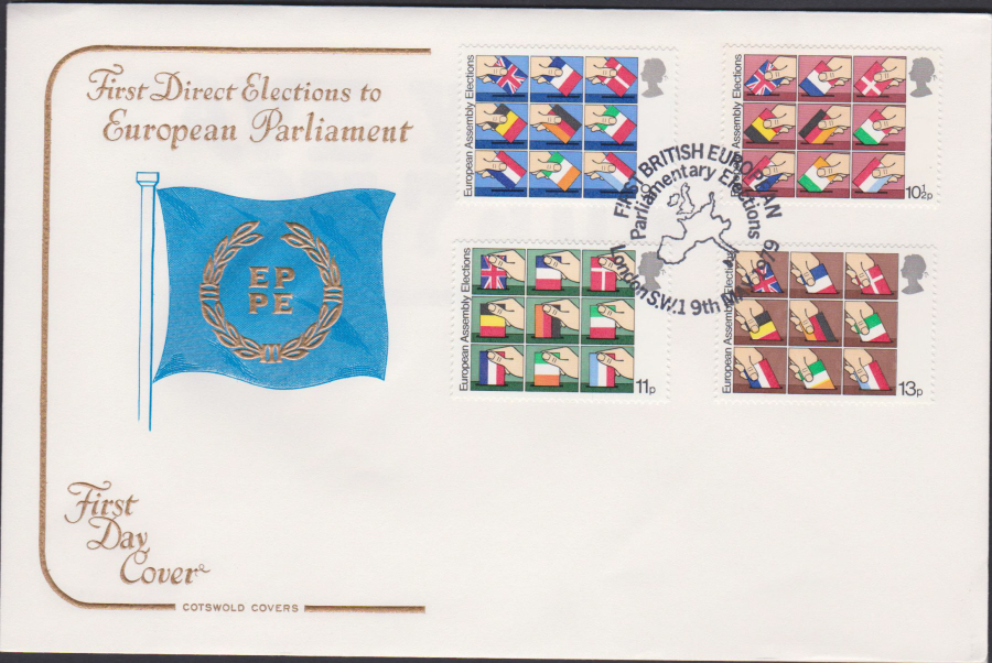 1979 Cotswold FDC European Elections :-Elections,London SW1 Postmark