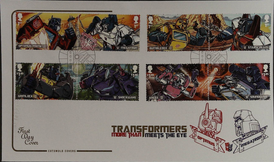 2022 TRANSFORMERS COTSWOLD FDC - Bumble Lane, Hinckley Postmark