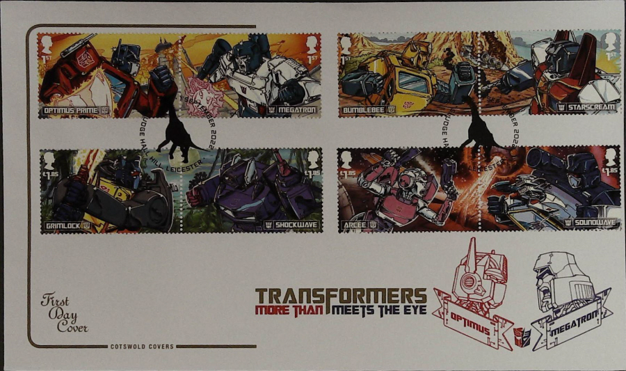 2022 TRANSFORMERS COTSWOLD FDC - Snudge Hall Hill, Leicester Postmark