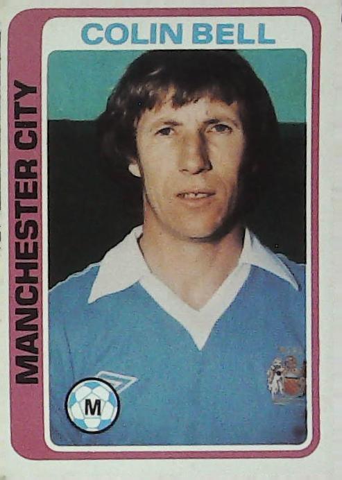 Topps UK 1979 Footballers Blue Back MANCHESTER CITY No 213 Colin Bell