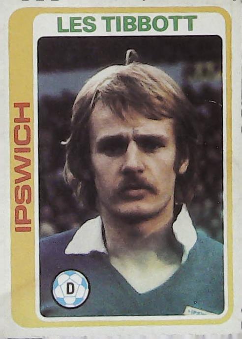 Topps UK 1979 Footballers Blue Back IPSWICH No 353 Les Tibbott