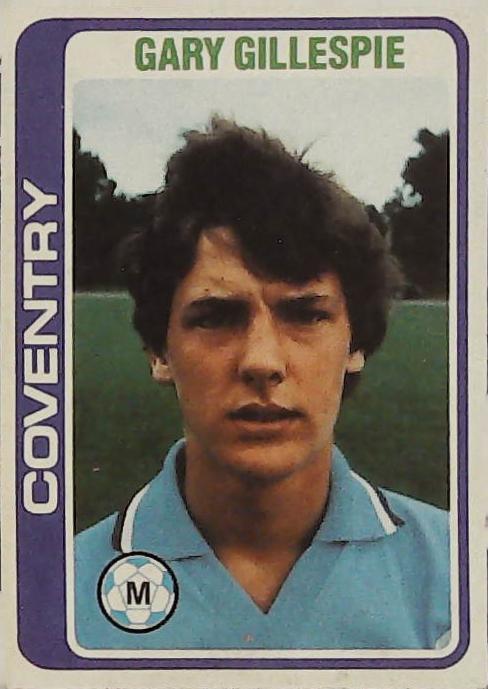 Topps UK 1979 Footballers Blue Back COVENTRY No 264 Gary Gillespie