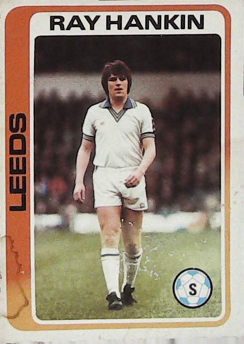 Topps UK 1979 Footballers Blue Back LEEDS UNITED No 124 Ray Hankin