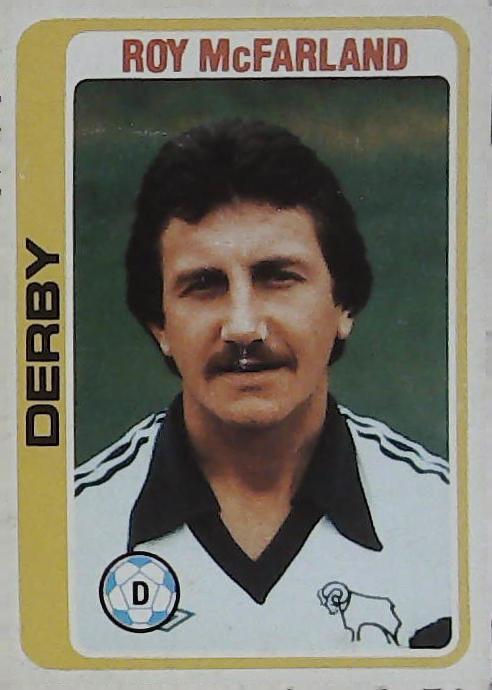 Topps UK 1979 Footballers Blue Back DERBY No 142 Roy McFarland