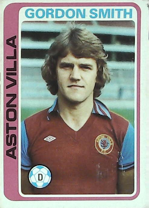 Topps UK 1979 Footballers Blue Back No 168 Gordon Smith ASTON VILLA