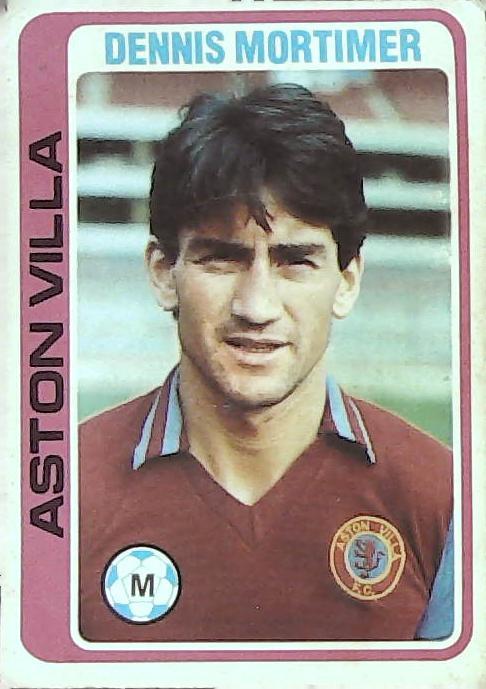 Topps UK 1979 Footballers Blue Back No 119 Dennis Mortimer ASTON VILLA